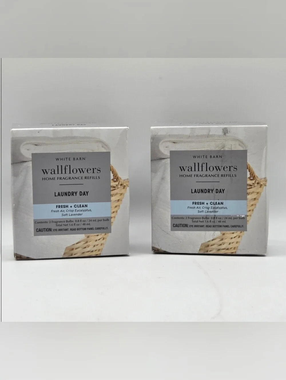 White Barn Wallflowers Laundry Day Home Fragrance Refills X 4
